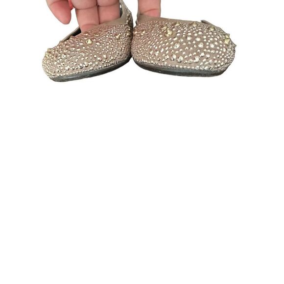 Stuart Weitzman Taupe Tan Ballet
Flats Metal Studs nubeads Haze Suede - Picture 5 of 7